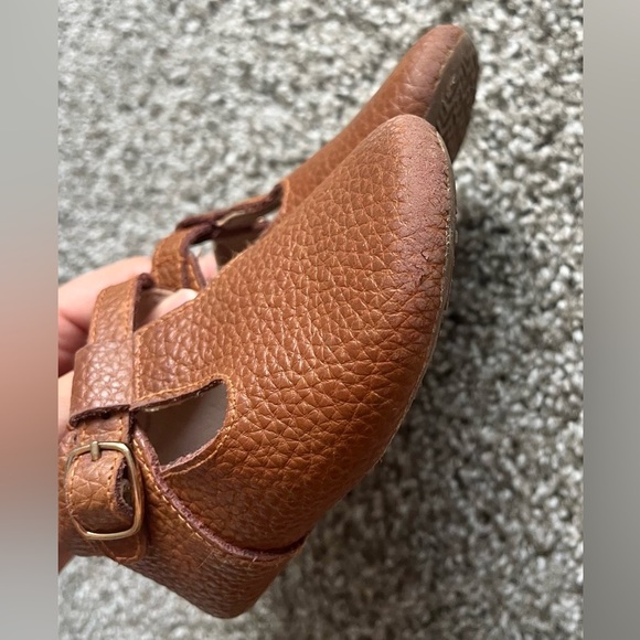 Baby Girl Monkey Feet 18-24 Months Barefoot Mary Jane’s - Picture 2 of 4